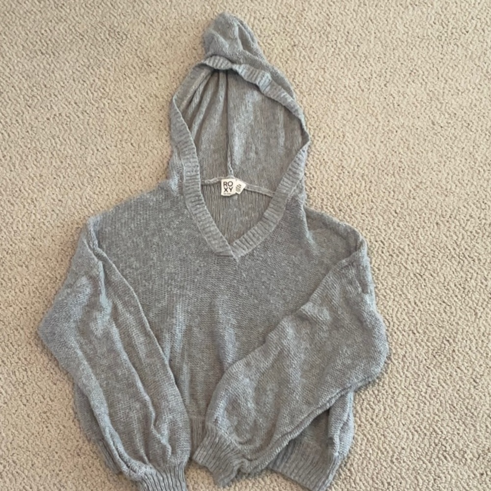 Roxy sweater with hood